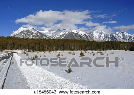 Mountain scene in winter View Large Photo Image Stock Image - Mountain scene in winter. Fotosearch