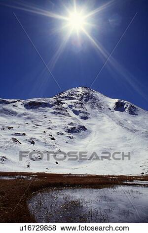 Mountain sunburst View Large Photo Image Stock Photo - Mountain sunburst. Fotosearch