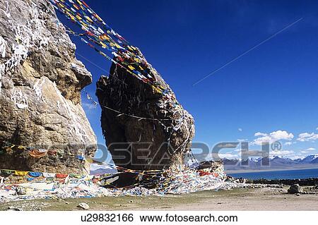 Nam-Tso Lake, Tibet, China View Large Photo Image Stock Photograph - Nam-Tso Lake, Tibet, China. Fotosearch