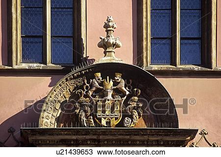 Stock Image - Old Town Coat of Arms, Prague, Czech Republic. Fotosearch