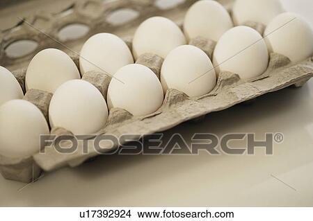 Picture - One dozen eggs. Fotosearch