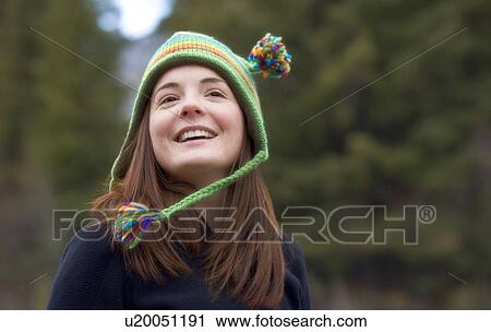 One happy girl View Large Photo Image Stock Image - One happy girl. Fotosearch