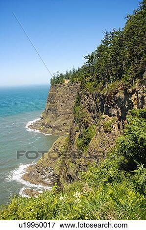 Stock Photo - Oregon coastline. Fotosearch