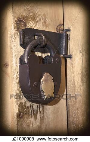 Padlock and Clasp View Large Photo Image Stock Photo - Padlock and Clasp. Fotosearch