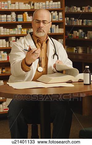 Stock Image - Pharmacist. Fotosearch