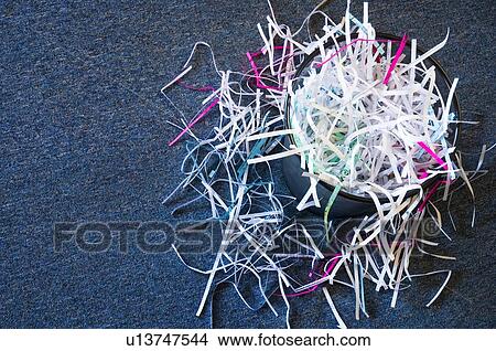 Piles of shredded paper View Large Photo Image Picture - Piles of shredded paper. Fotosearch