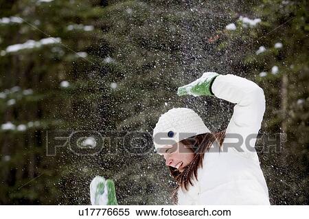 Playing in the snow View Large Photo Image Stock Photography - Playing in the snow. Fotosearch