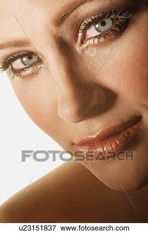 Portrait of a beautiful woman View Large Photo Image Stock Photo - Portrait of a beautiful woman. Fotosearch