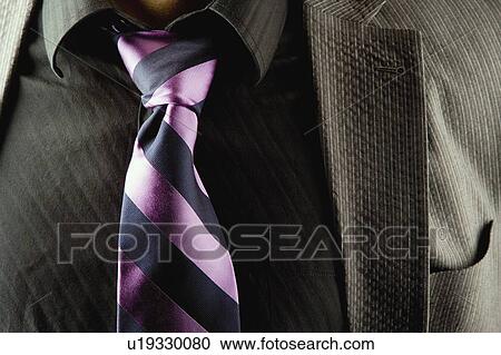 Stock Image - Purple tie. Fotosearch
