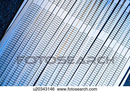 Stock Photograph - Reconstructed shredded paper. Fotosearch
