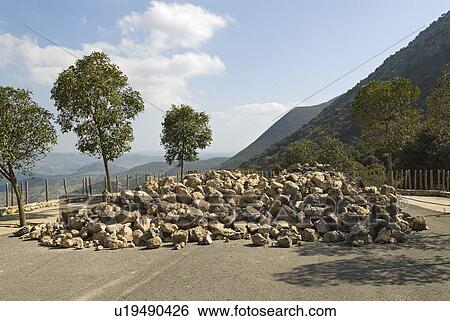 Rocks for building houses and walls View Large Photo Image Stock Photograph - Rocks for building houses and walls. Fotosearch