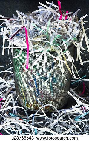 Stock Image - Shredded paper. Fotosearch