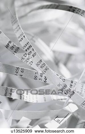 Shredded paper View Large Photo Image Stock Photo - Shredded paper. Fotosearch