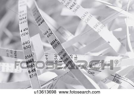 Stock Photo - Shredded paper. Fotosearch