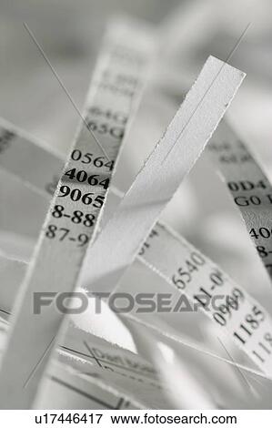 Shredded paper View Large Photo Image Stock Photo - Shredded paper. Fotosearch