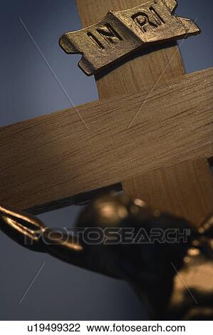 Sign on top of cross View Large Photo Image Stock Image - Sign on top of cross. Fotosearch
