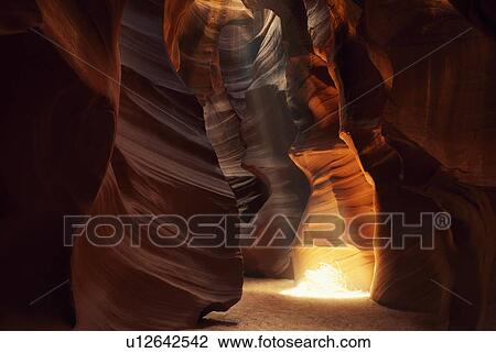 Sunbeam in Antelope Canyon View Large Photo Image Stock Image - Sunbeam in Antelope Canyon. Fotosearch