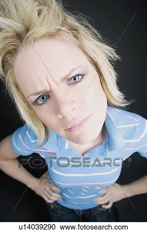 Unhappy young woman View Large Photo Image Stock Image - Unhappy young woman. Fotosearch