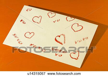 Valentines Card Envelope View Large Photo Image Stock Photo - Valentines Card Envelope. Fotosearch