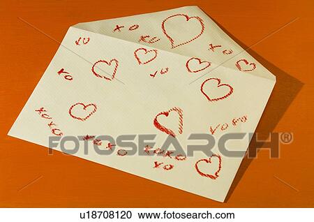 Valentines Envelope View Large Photo Image Stock Image - Valentines Envelope. Fotosearch