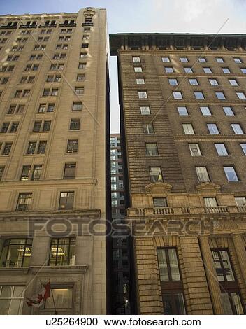 Stock Image - View of downtown buildings. Fotosearch