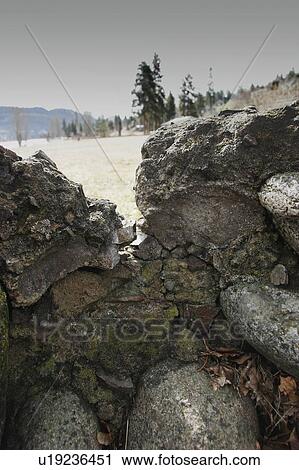 Weathered stone hedge View Large Photo Image Stock Image - Weathered stone hedge. Fotosearch
