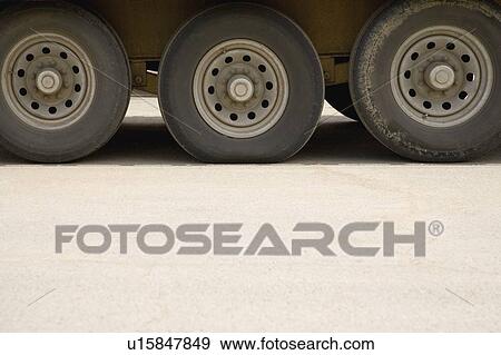 Stock Photo - When rubber meets the road. Fotosearch