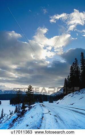Winter road View Large Photo Image Stock Image - Winter road. Fotosearch