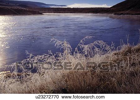 Stock Image - Yellowstone River, Yellowstone National Park. Fotosearch