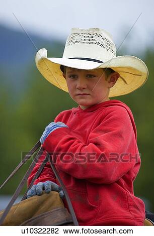 Stock Image - Young Cowboy. Fotosearch