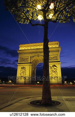 Stock Photo - Arc de Triomphe. Fotosearch
