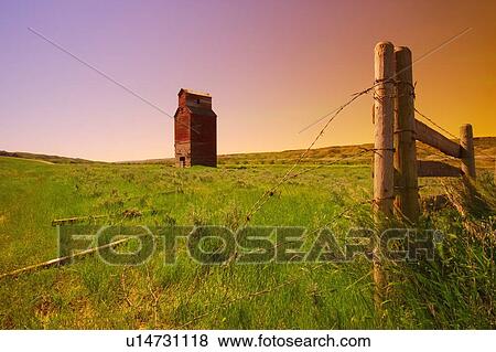 Stock Photo - Barn in Field. Fotosearch
