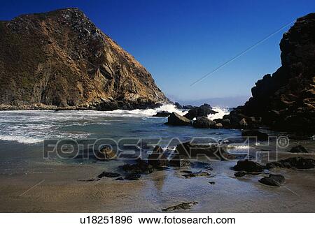 Stock Photograph - Big Sur California. Fotosearch