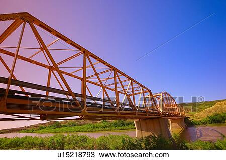 Stock Image - Bridge in Alberta. Fotosearch