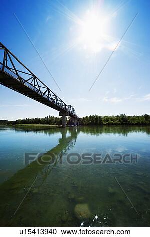 Stock Image - Bridge over water. Fotosearch