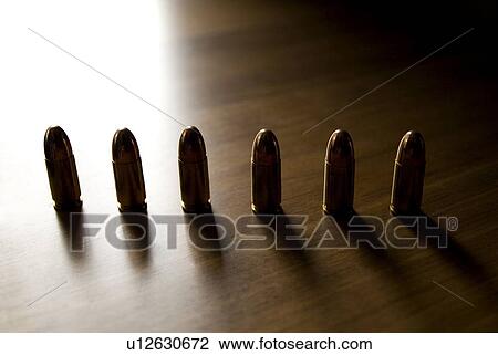 Bullets on Table View Large Photo Image Stock Image - Bullets on Table. Fotosearch