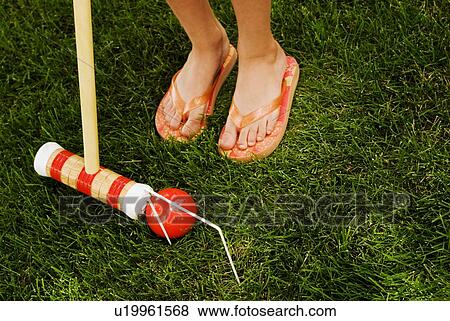 Croquet View Large Photo Image Stock Photo - Croquet. Fotosearch