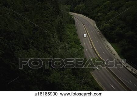 Stock Image - Curvy road. Fotosearch