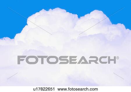 Stock Image - Fluffy clouds. Fotosearch