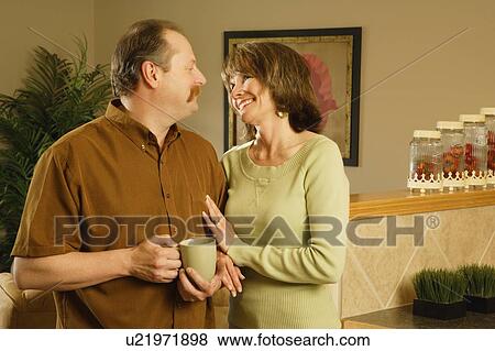 Stock Photo - Middle-aged couple. Fotosearch