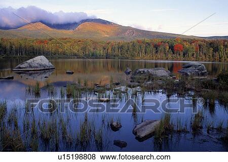 Mount Katahdin View Large Photo Image Stock Photo - Mount Katahdin. Fotosearch