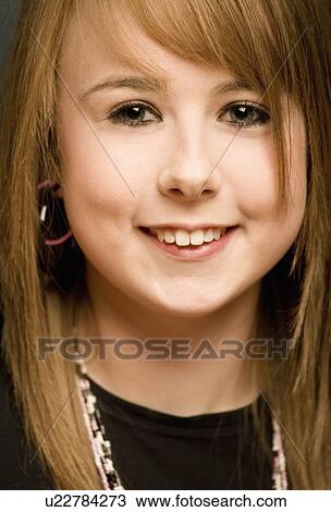 Stock Image - Portrait of a teenager. Fotosearch