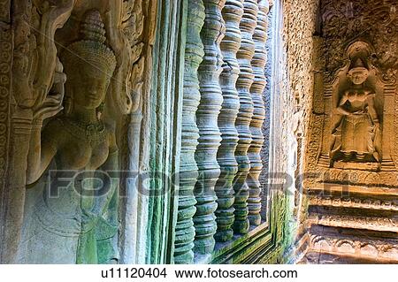 Picture - Preah Khan. Fotosearch
