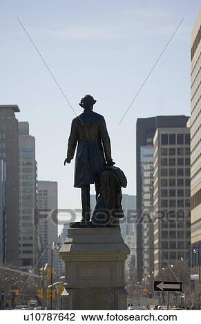 Statue in the Toronto core View Large Photo Image Stock Image - Statue in the Toronto core. Fotosearch