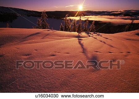 Stock Image - Summit in the Cascade Mountains. Fotosearch