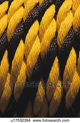 Picture - Woven marine rope. Fotosearch