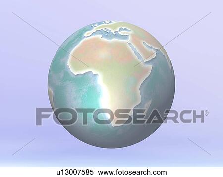 3D Globe View Large Photo Image Stock Photography - 3D Globe. Fotosearch