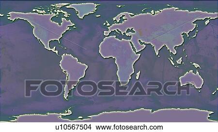 World Map Illustration View Large Photo Image Picture - World Map Illustration. Fotosearch