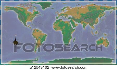 World Map Illustration View Large Photo Image Stock Image - World Map Illustration. Fotosearch