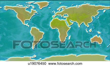 World Map Illustration View Large Photo Image Stock Image - World Map Illustration. Fotosearch